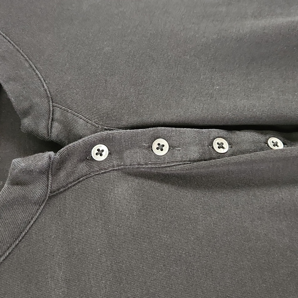 FREE with purchase - Calvin Klein Jeans Black Button-Down Shirt - Picture 9 of 11